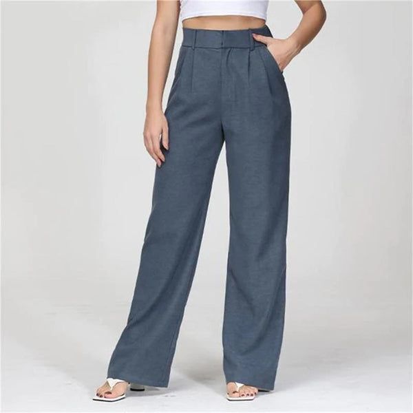 High-Waist Wide-Leg Pants