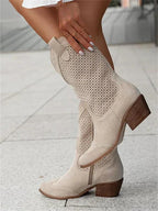 Women’s Western Boots | Slim Shape Stacked Heel