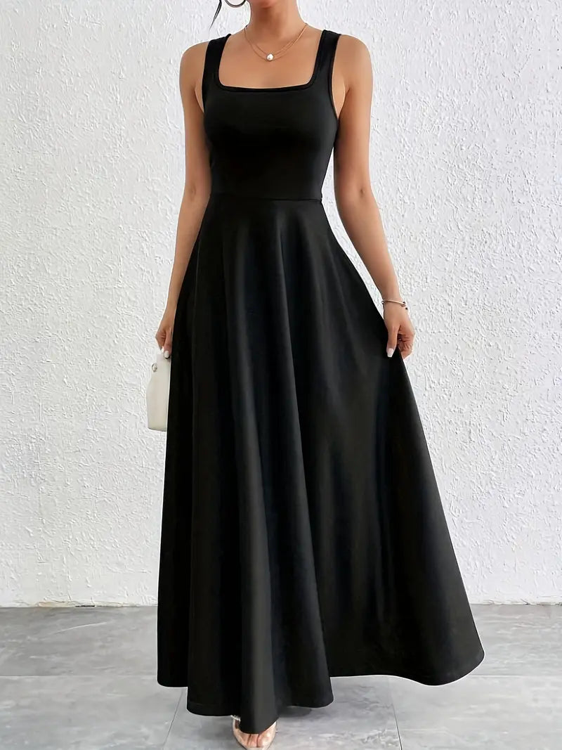 Women’s Midi Dress | Square Neckline Style