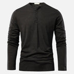 Men’s Henley Shirt | Long Sleeve Casual Style