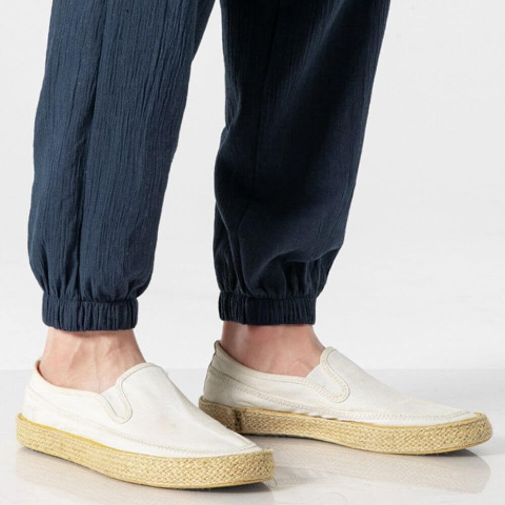 Men’s Cotton Linen Pants | Casual Everyday Fit