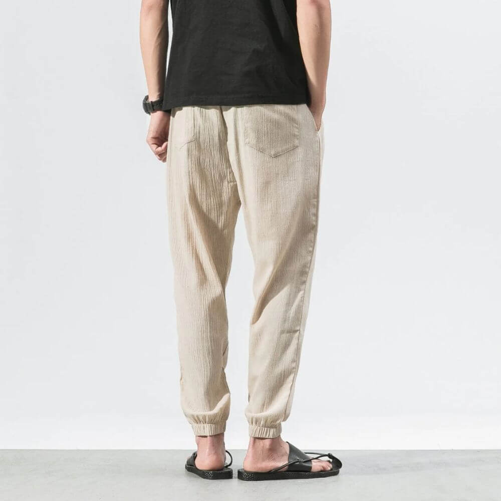 Men’s Cotton Linen Pants | Casual Everyday Fit
