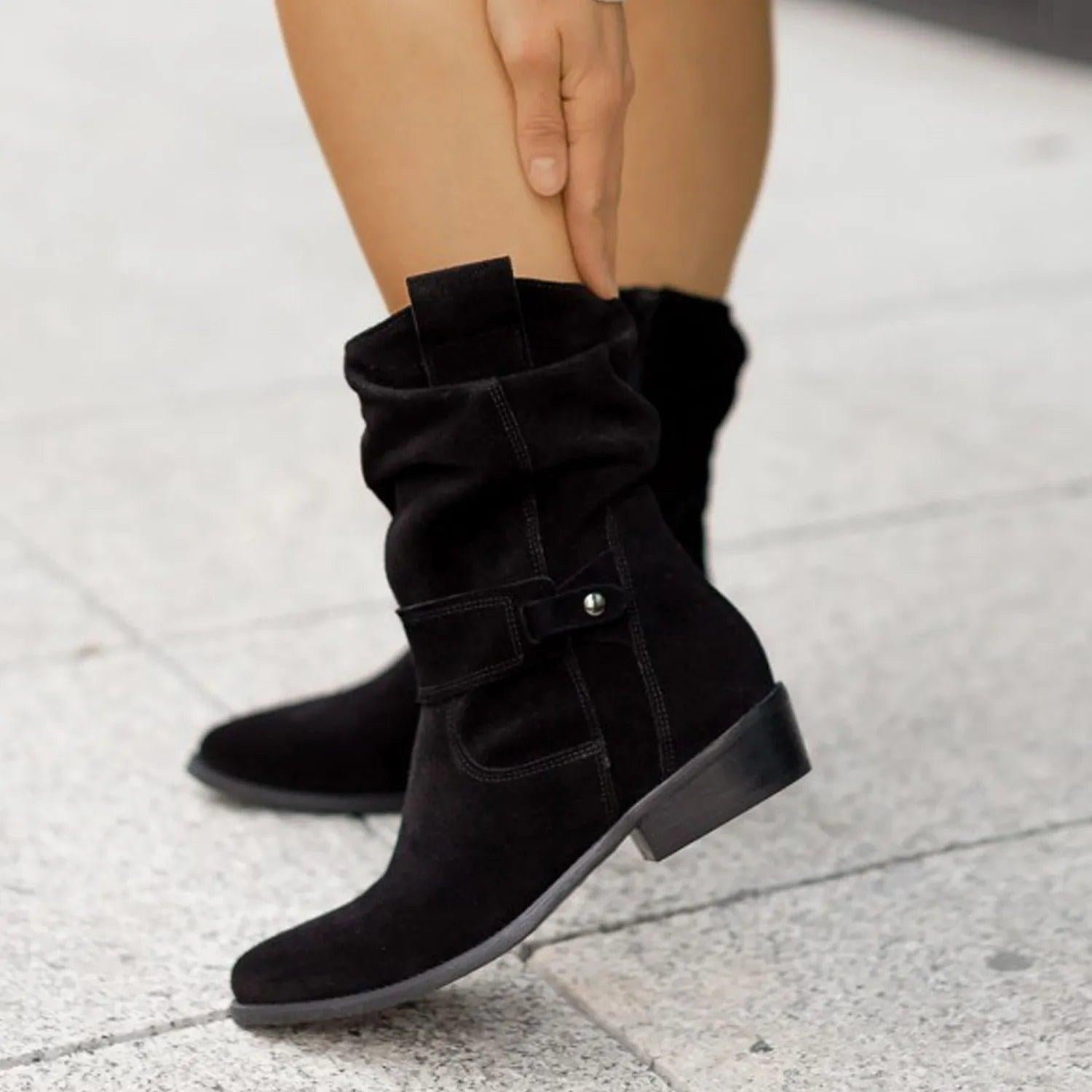 Women’s Ankle Boots | Slouch Shaft Pull On