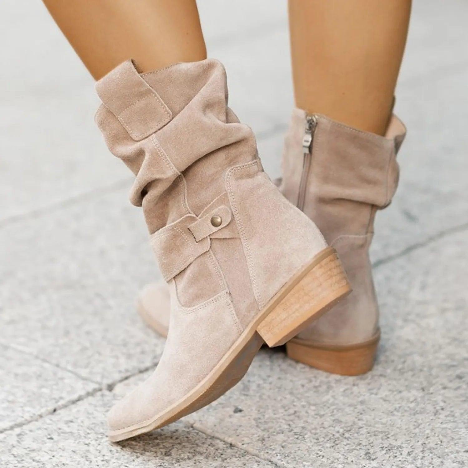 Women’s Ankle Boots | Slouch Shaft Pull On