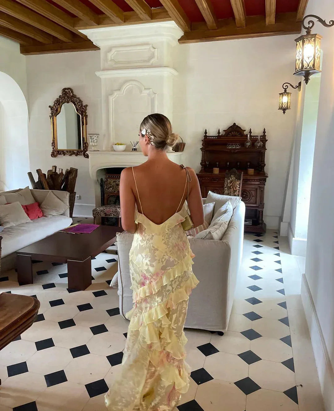 Women’s Summer Maxi Dress | Open Back