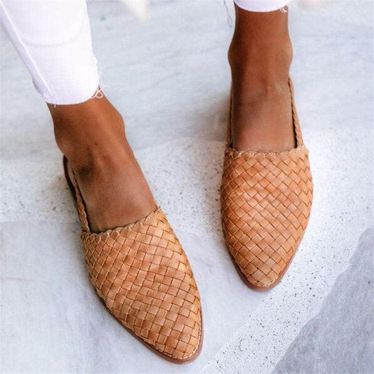 Women’s Knitted Ballet Flats | Slip-On