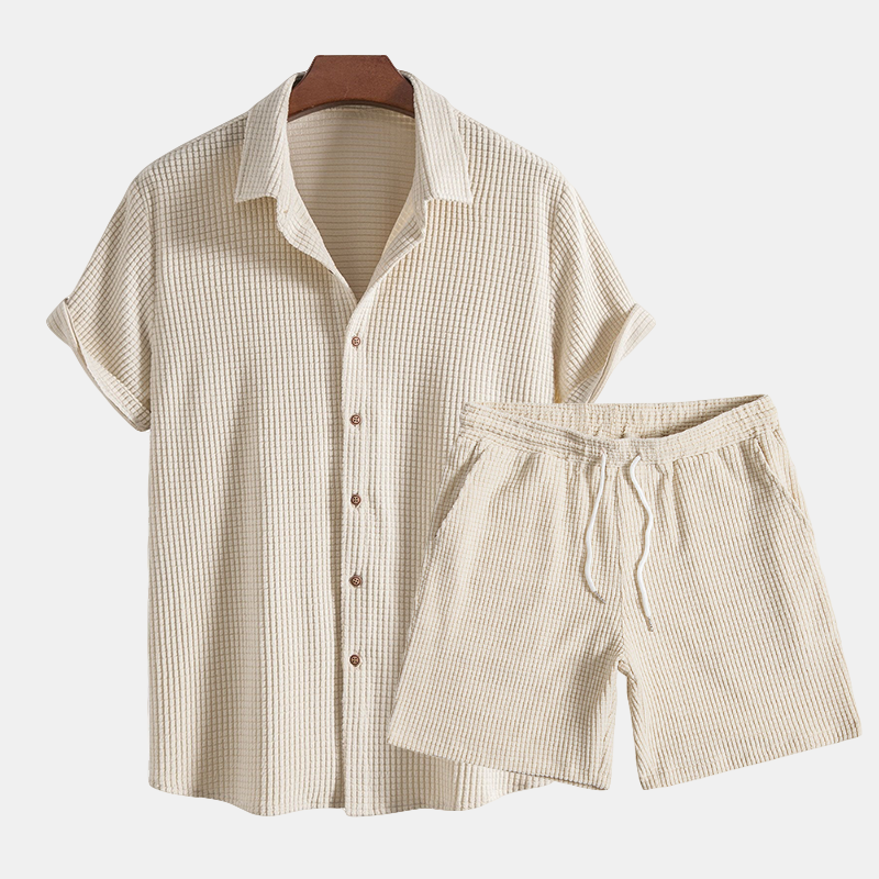 Men’s Loungewear Set | Waffle Knit