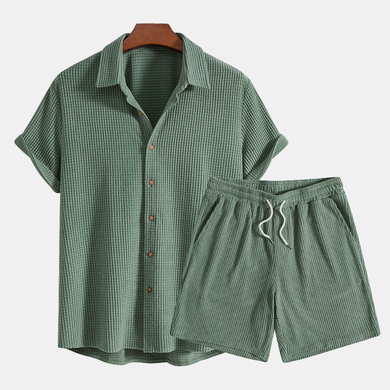 Men’s Loungewear Set | Waffle Knit
