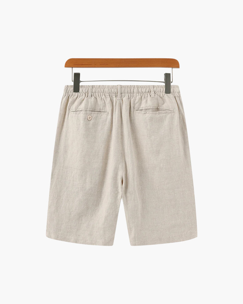 Men’s Linen Shorts | Drawstring Casual Wear