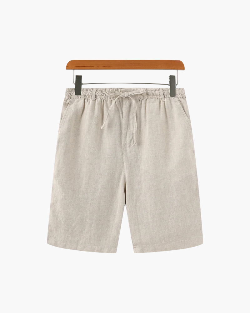 Men’s Linen Shorts | Drawstring Casual Wear