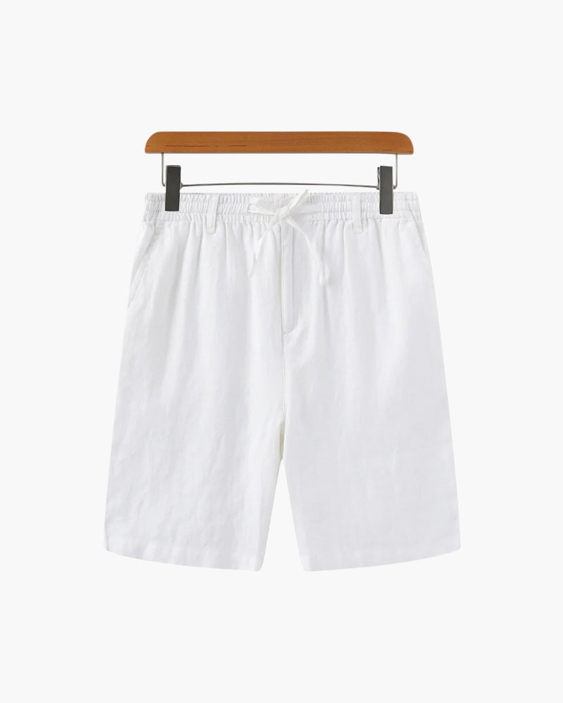 Men’s Linen Shorts | Drawstring Casual Wear