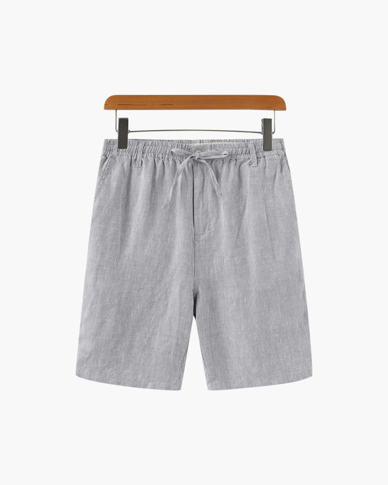 Men’s Linen Shorts | Drawstring Casual Wear