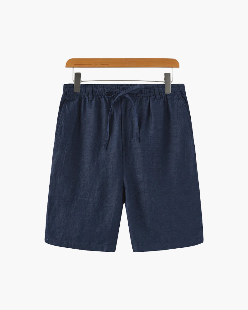 Men’s Linen Shorts | Drawstring Casual Wear