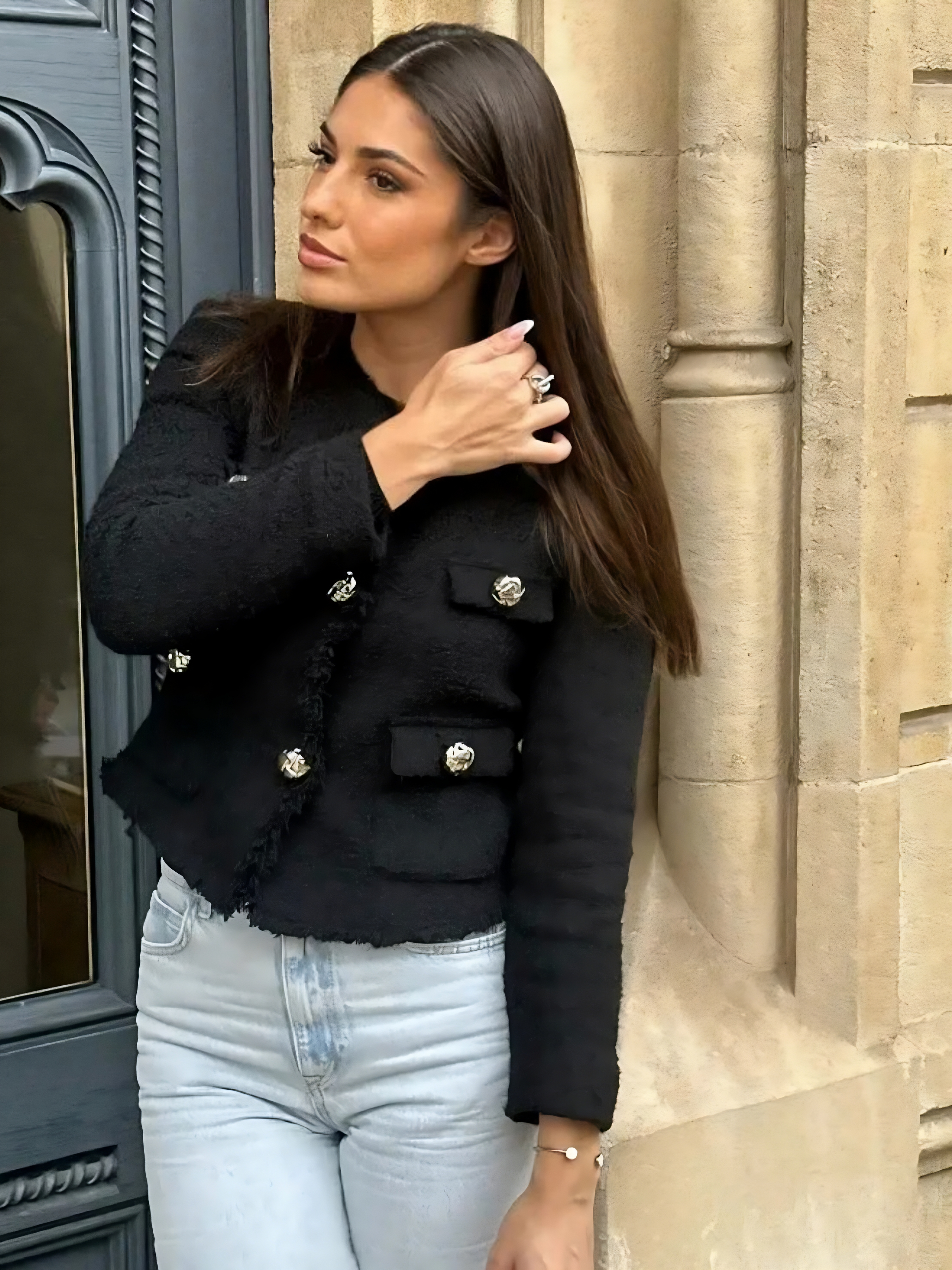 Women’s Boucle Blazer | Fitted Cut