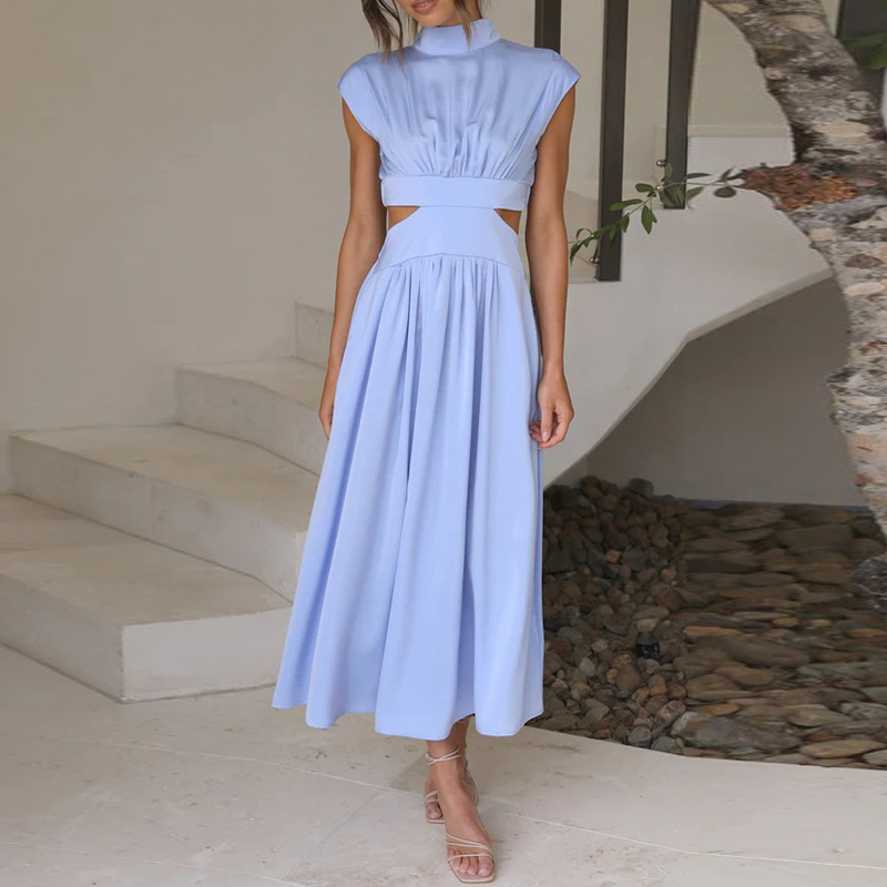 Women’s Midi Dress | Open Back Summer Style