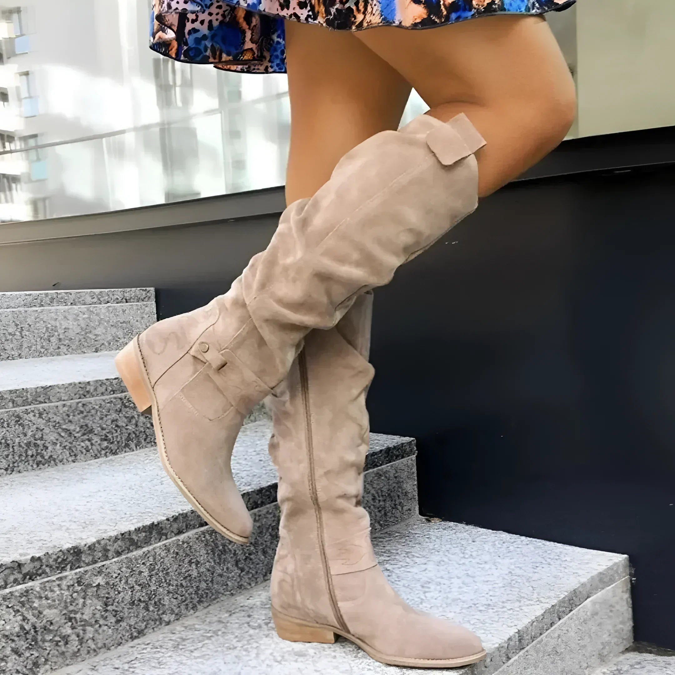 Women’s Ankle Boots | Side Zip Low Heel