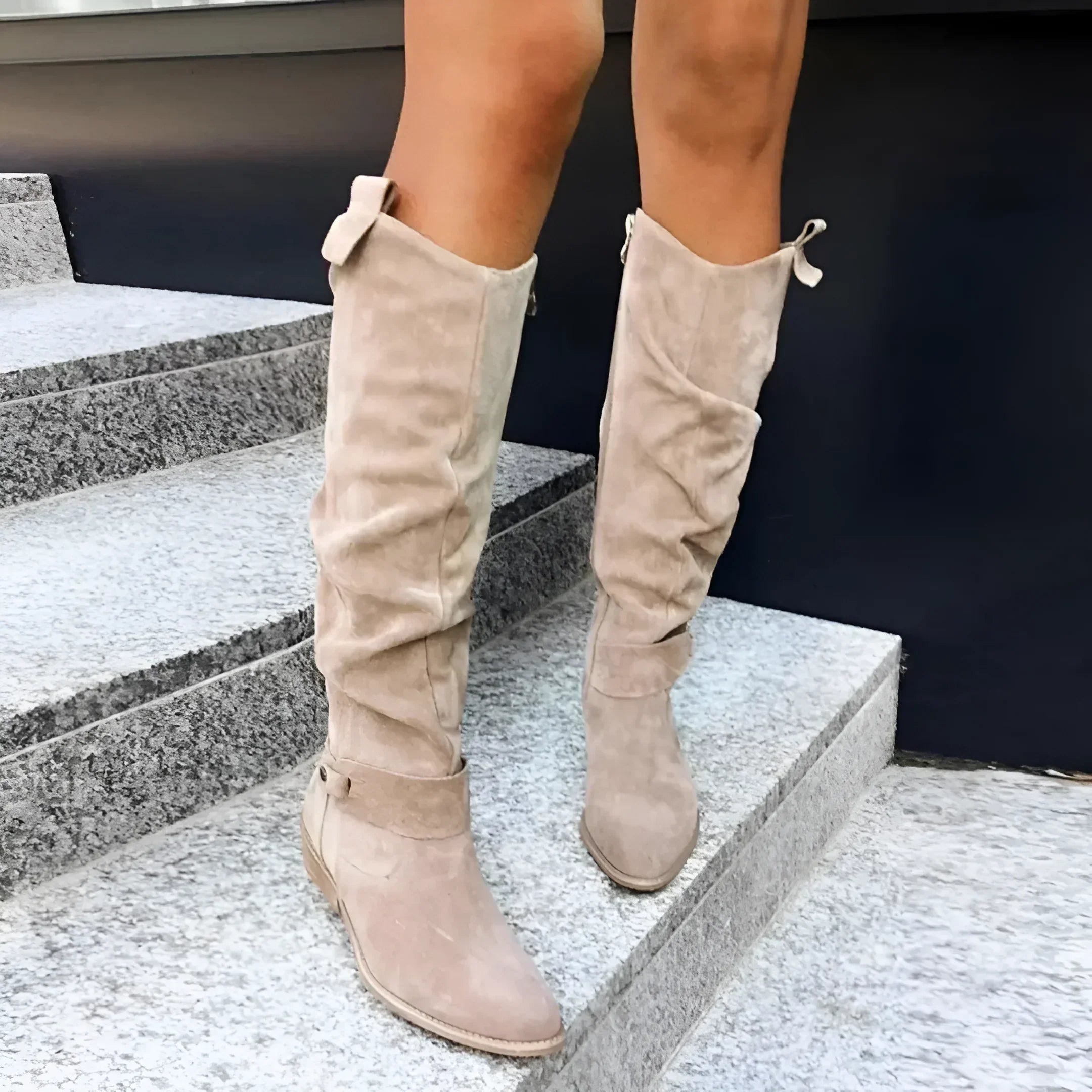 Women’s Ankle Boots | Side Zip Low Heel