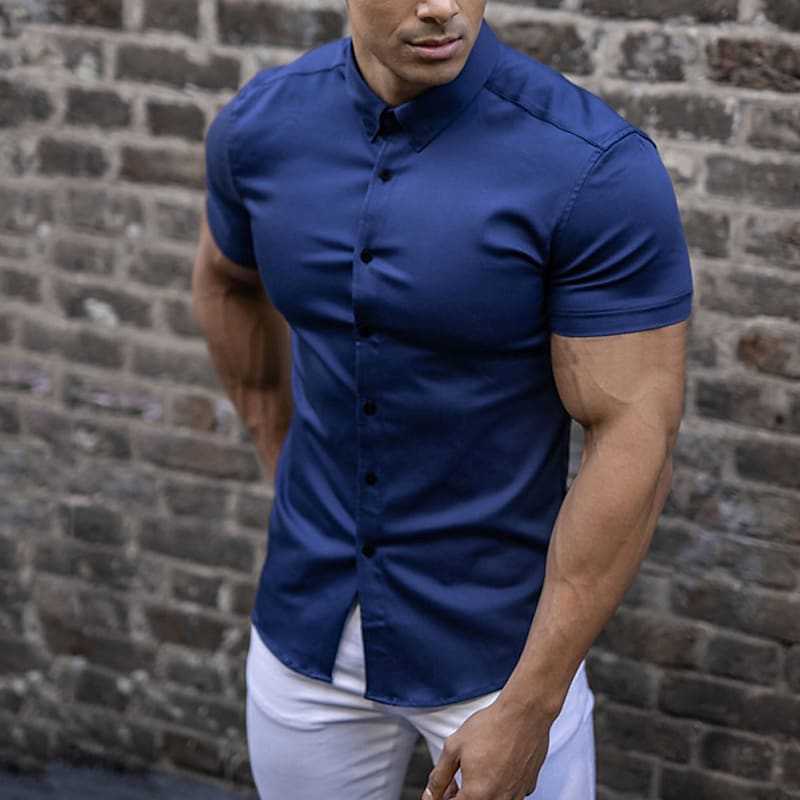 Men’s Short Sleeve Shirt | Fitted Cut