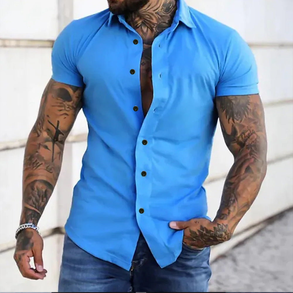 Men’s Short Sleeve Shirt | Fitted Cut