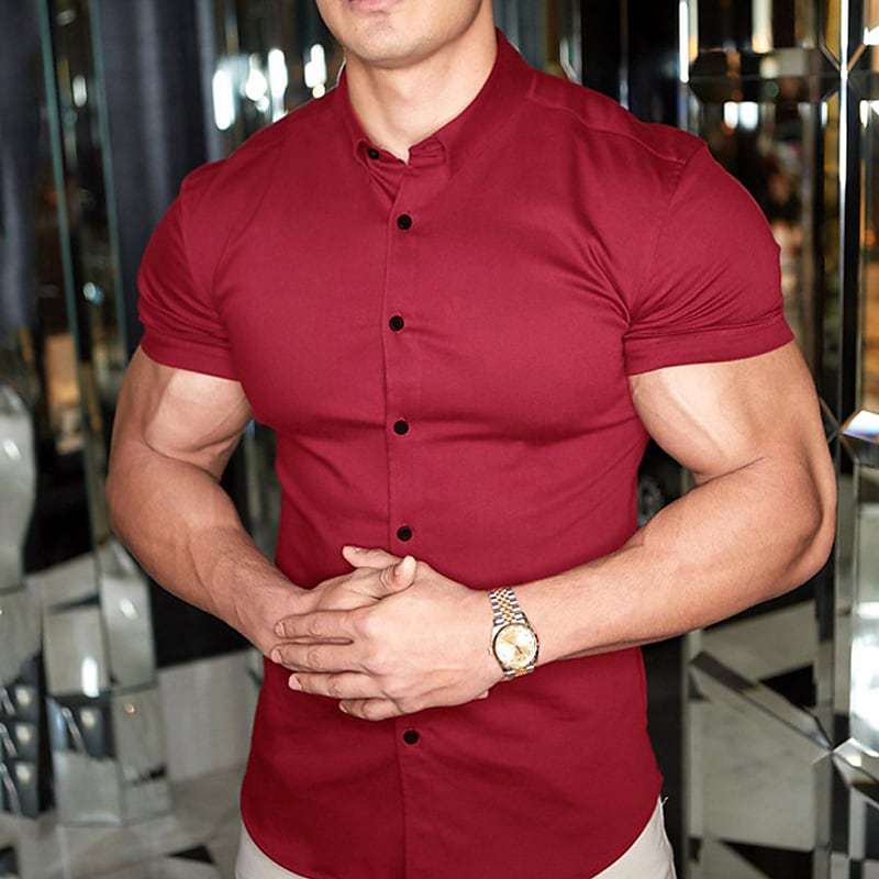 Men’s Short Sleeve Shirt | Fitted Cut