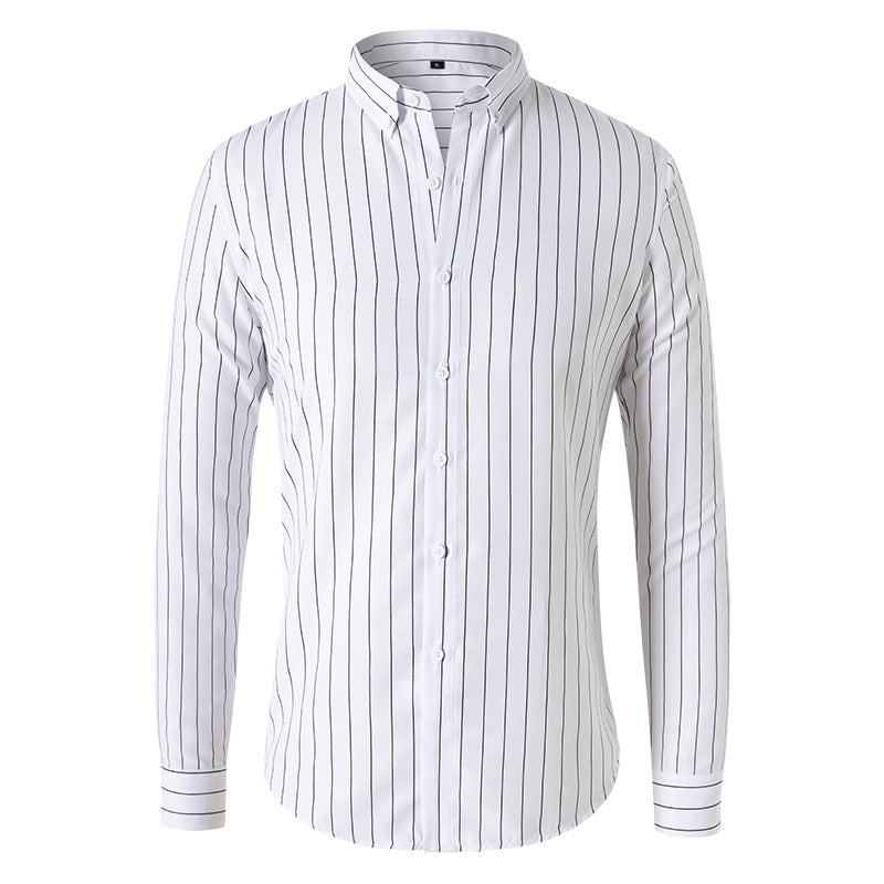 Men’s striped shirt | casual cotton style