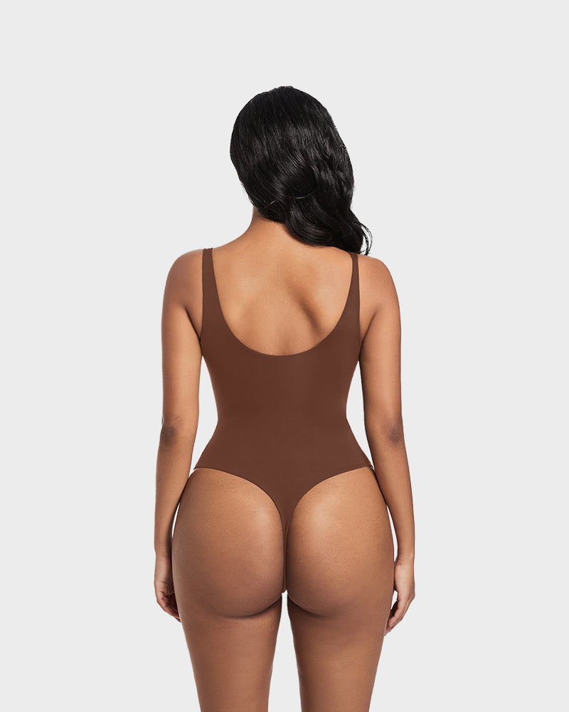 Seamless Sculpt Sleeveless Scoop Neck Thong Bodysuit